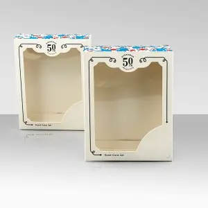 Factory Price Custom Foldable Doll Children Kids Toy Packaging Paper Box with PVC Window